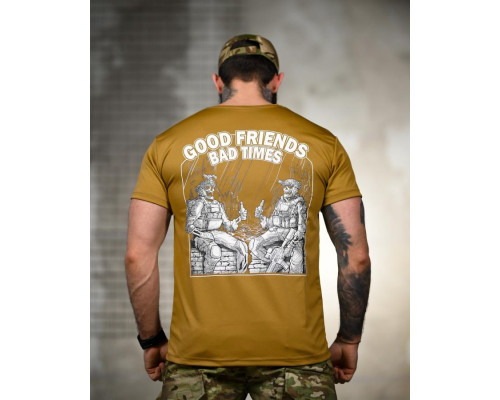 Тактична футболка SELION friends coyot TR6774