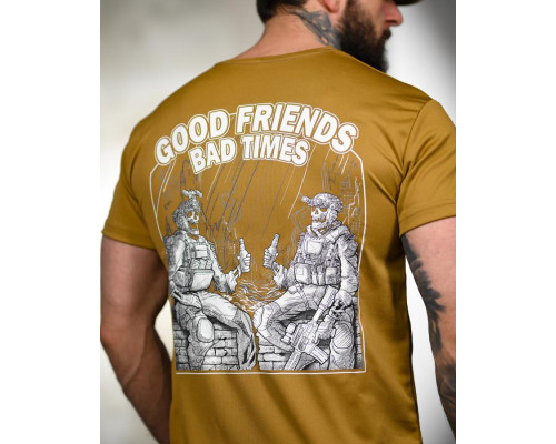 Тактична футболка SELION friends coyot TR6774