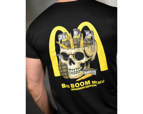 Тактична футболка SELION Boom menu black ТР6779