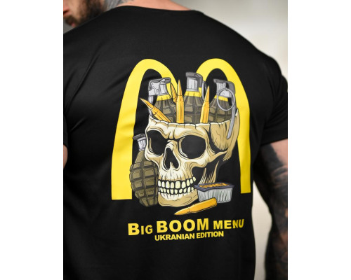 Тактична футболка SELION Boom menu black ТР6779
