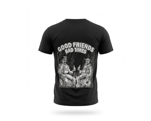 Тактична футболка SELION Friends black ТР6780