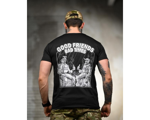 Тактична футболка SELION Friends black ТР6780