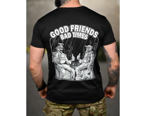 Тактична футболка SELION Friends black ТР6780