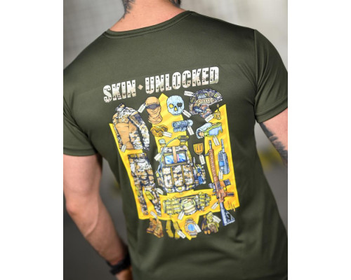 Tactical t-shirt SELION Unlocked olive TR6781