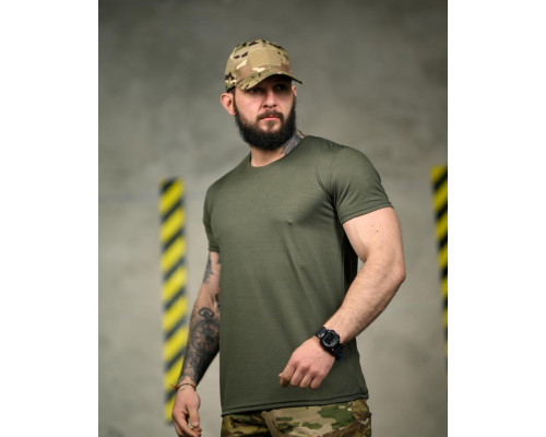 Тактична футболка SELION Force олива ТР6849