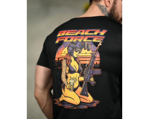 Тактична футболка SELION Force black ТР6850
