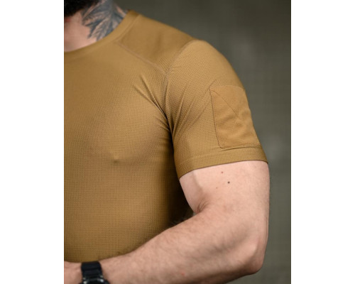 Тактична футболка (Compression Fit) койот ТР6916