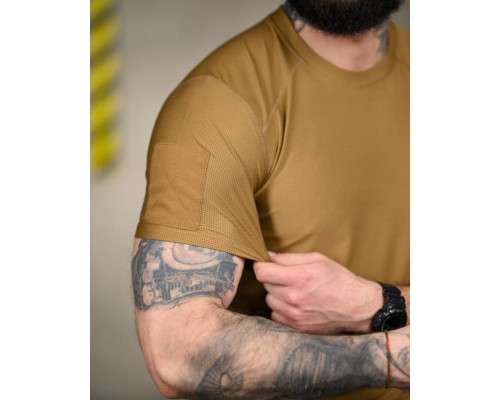 Тактична футболка (Compression Fit) койот ТР6916