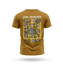 Тактична футболка SELION Unlock coyot ТР6927
