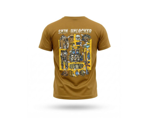 Тактична футболка SELION Unlock coyot ТР6927