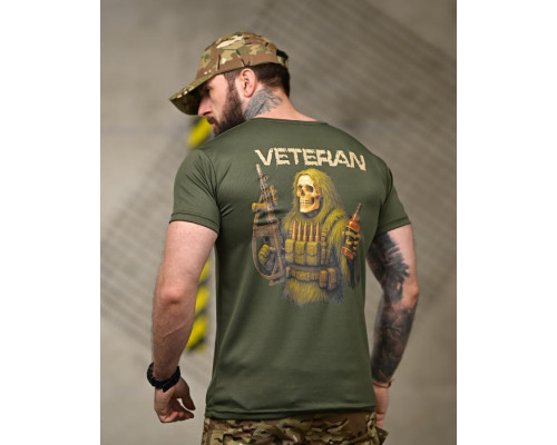 Тактична футболка SELION Veteran oliva ТР6928