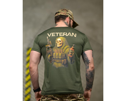 Тактична футболка SELION Veteran oliva ТР6928