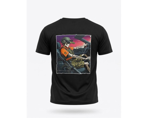 Тактична футболка SELION Водій black ТР6930