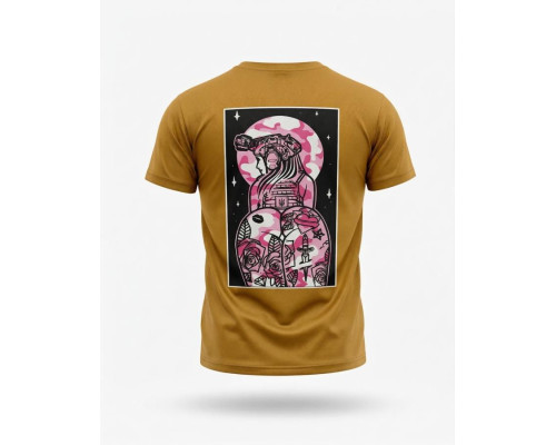 Тактична футболка SELION Girl coyot ТР6932