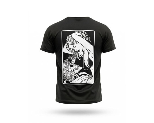 Тактична футболка SELION Love black ТР6936