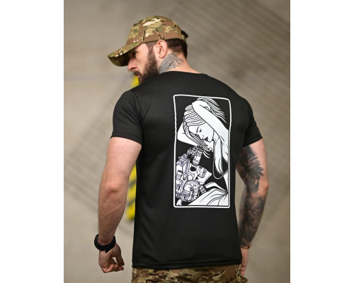 Тактична футболка SELION Love black ТР6936