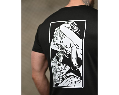 Тактична футболка SELION Love black ТР6936