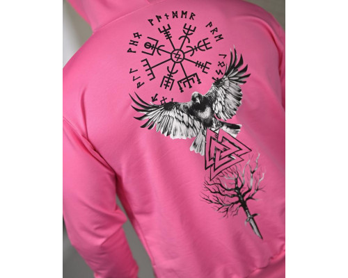 Мілітарі худі FAXIS Odin pink ТР6965