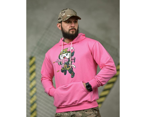 Мілітарі худі FAXIS Kitty pink ТР6968