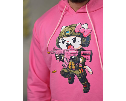 Мілітарі худі FAXIS Kitty pink ТР6968
