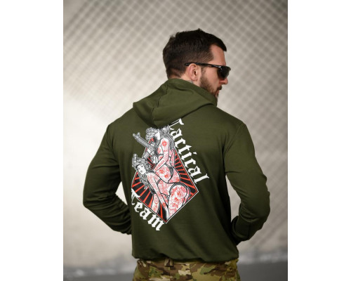 Мілітарі худі TRENASH tactical oliva ТР6031