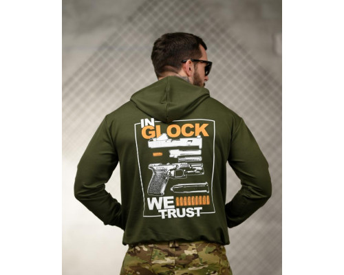 Мілітарі худі TRENASH Glock олива ТР6035