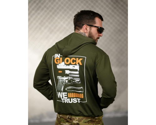 Мілітарі худі TRENASH Glock олива ТР6035