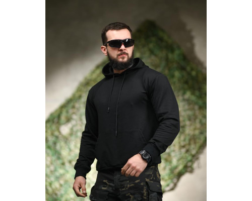 Мілітарі худі TRENASH Warning black ТР6088
