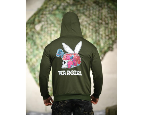 Мілітарі худі TRENASH Wargirl олива ТР6090