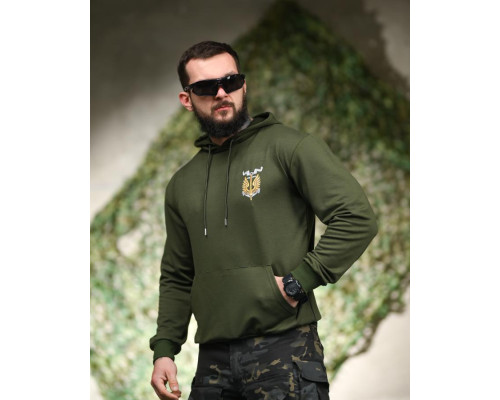 Мілітарі худі TRENASH Вірний завжди oliva ТР6092