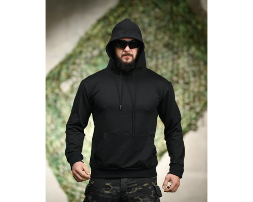 Мілітарі худі TRENASH Veteran black ТР6095