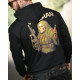 Мілітарі худі TRENASH Veteran black ТР6095