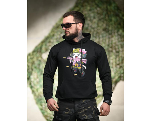 Мілітарі худі TRENASH Warrior black ТР6096