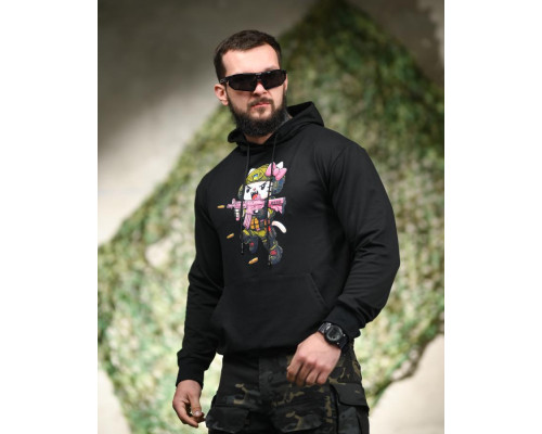 Мілітарі худі TRENASH Warrior black ТР6096