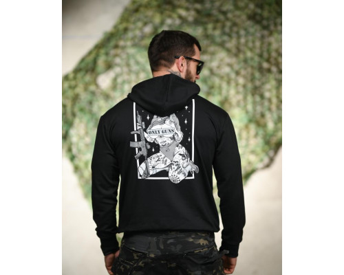 Мілітарі худі TRENASH   Only guns black ТР6097