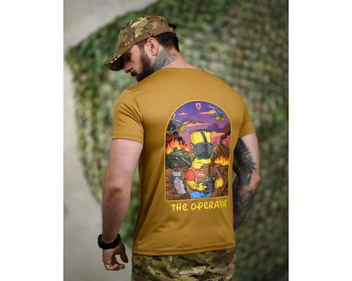 Тактична футболка SELION The operator coyot ТР6221