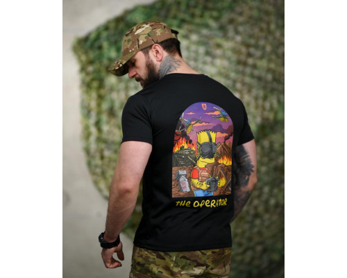 Тактична футболка SELION the operator black РП7352