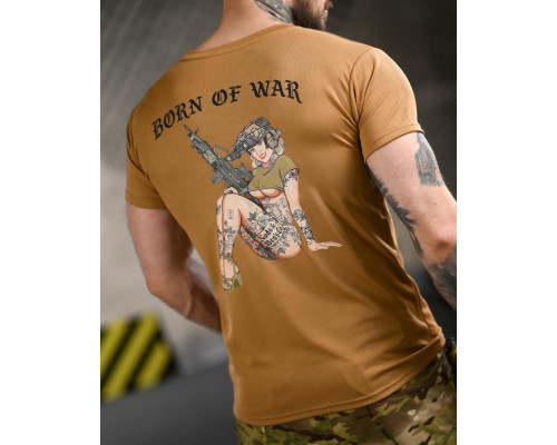 Тактична футболка BORN OF WAR woman cayot ВТ4712