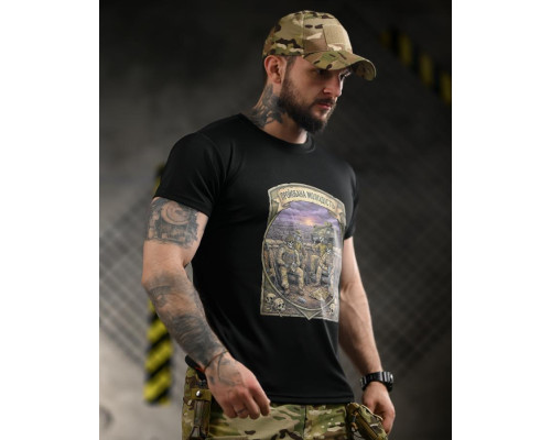 Тактична футболка BORN OF WAR Молодість black ВТ4717