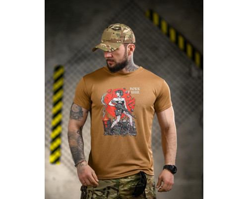 Тактична футболка Born of war coyot ВТ4723