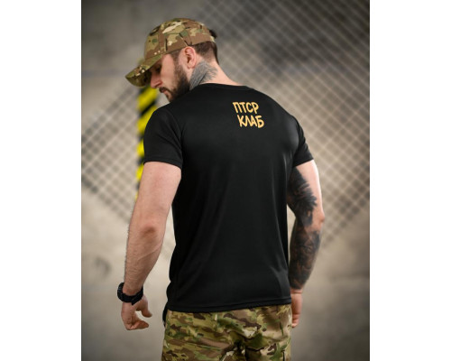 Тактична футболка BORN OF WAR ПТСР клаб black ВТ4726