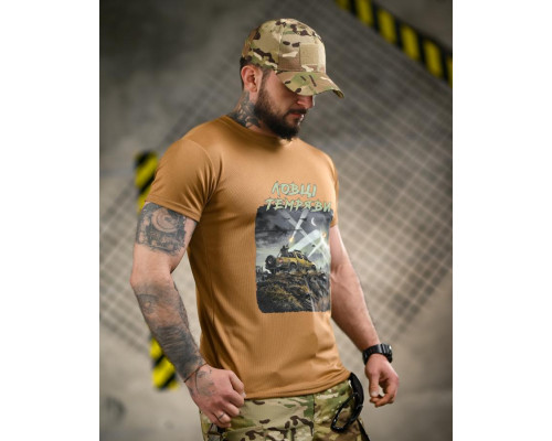 Тактична футболка BORN OF WAR Ловці темряви coyot ВТ4727
