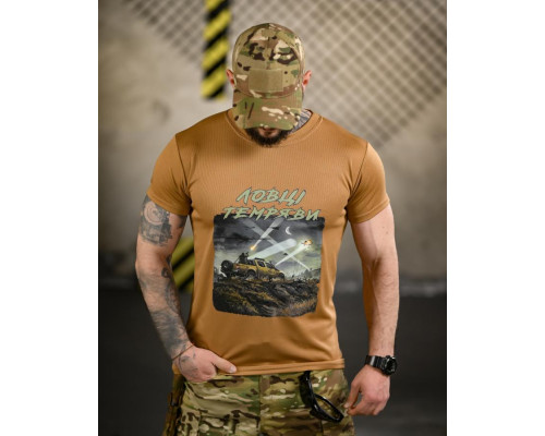 Тактична футболка BORN OF WAR Ловці темряви coyot ВТ4727