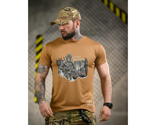 Тактична футболка BORN OF WAR Посадка coyot ВТ4728