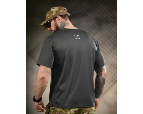 Тактична футболка Born of war grey ВТ4731