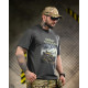 Тактична футболка BORN OF WAR Ловці темряви grey ВТ4733