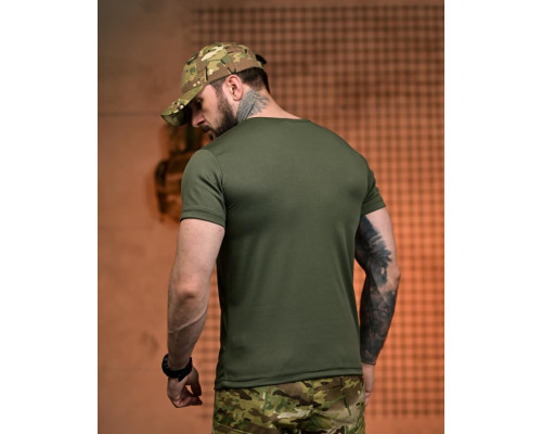 Тактична футболка SELION Tactical oliva РН2537