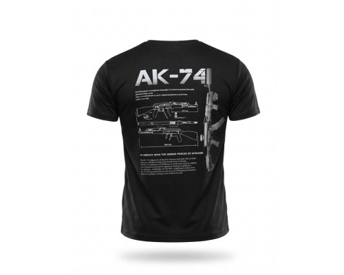 Тактична футболка SELION АК-74 black РН2540