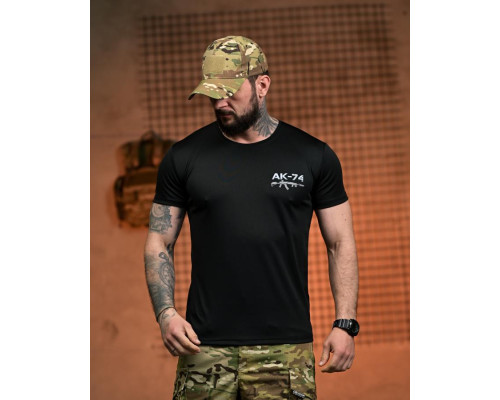 Тактична футболка SELION АК-74 black РН2540
