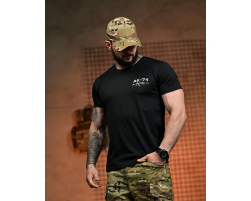 Тактична футболка SELION АК-74 black РН2540